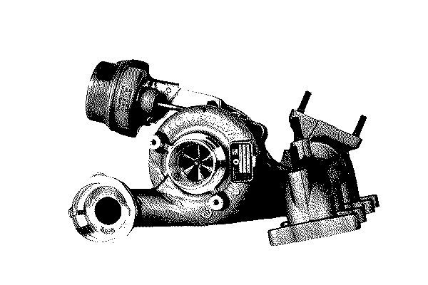Turbolader VW/LINDE Industriemotor 1.9 TD 62-75 Kw 2X0253019B